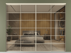 Перегородка Формато внутри проёма 4 створки