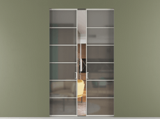 Перегородка Formato скрытый пенал 2 створки