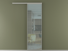 Перегородка Formato вдоль стены 1 створка