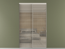 Перегородка Формато внутри проёма 2 створки