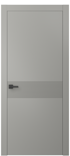 Дверь межкомнатная АКП 8041 МНСР Матовый нейтральный серый. Цвет Матовый нейтральный серый. Материал Гладкая эмаль. Коллекция Linea. Картинка.
