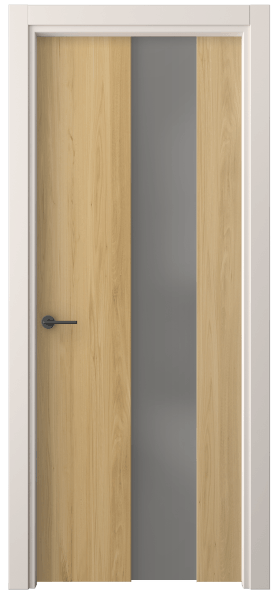 Дверь межкомнатная 4226 СЛВ СЕР САТ. Цвет Солнечный вяз. Материал Ламинатин. Коллекция Freedom. Картинка.