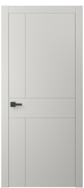 Дверь межкомнатная 8056 МСР. Цвет Матовый серый. Материал Гладкая эмаль. Коллекция Linea. Картинка.