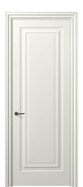 Дверь межкомнатная 8401 МЖМ. Цвет Матовый жемчужный. Материал Гладкая эмаль. Коллекция Маскот. Картинка.