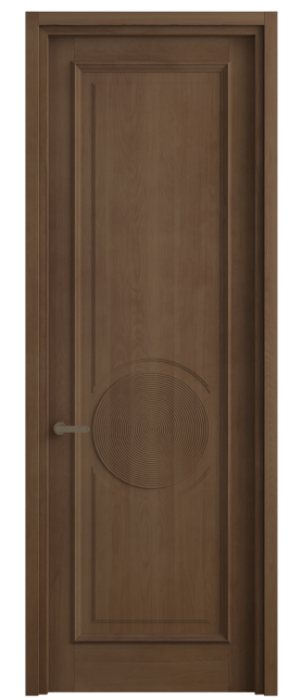 Дверь межкомнатная 6719 БТМ. Цвет Бук тёмный матовый. Материал Массив бука матовый. Коллекция Шарм. Картинка.