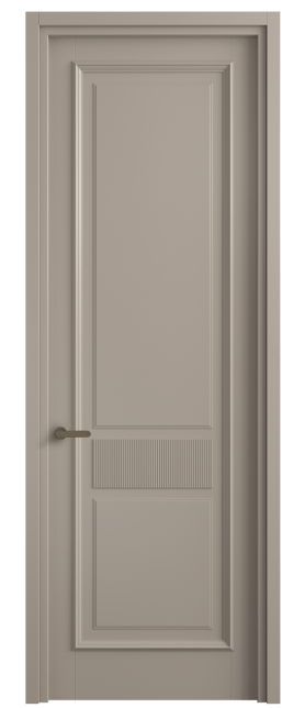 Дверь межкомнатная 6717 МБСК. Цвет Матовый бисквитный. Материал Гладкая эмаль. Коллекция Шарм. Картинка.