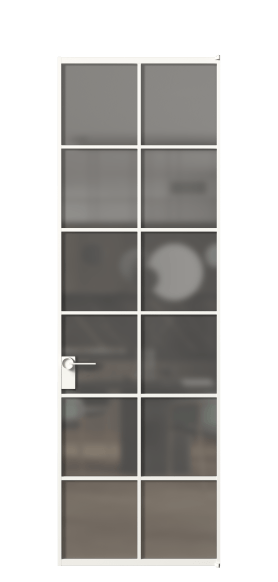 Межкомнатная дверь АЛПЛ040.05 Серый сатин триплекс БЕЛ. Цвет Алюминий Белый. Материал Алюминий. Коллекция Formato. Фото. Дверь межкомнатная АЛПЛ040.05 Серый сатин триплекс БЕЛ. Цвет Алюминий Белый. Материал Алюминий. Коллекция Formato. Картинка.