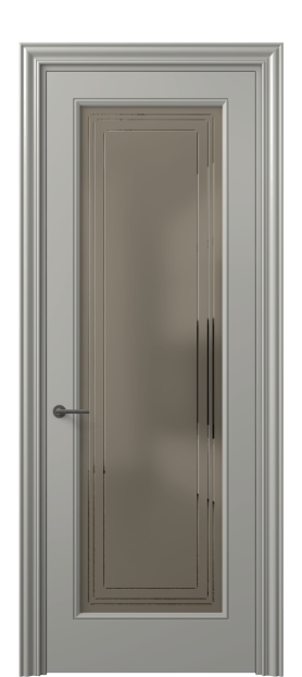 Межкомнатная дверь 8400 МНСР Бронза сатин с гравировкой. Цвет Матовый нейтральный серый. Материал Гладкая эмаль. Коллекция Mascot. Фото. Дверь межкомнатная 8400 МНСР Бронза сатин с гравировкой. Цвет Матовый нейтральный серый. Материал Гладкая эмаль. Коллекция Mascot. Картинка.