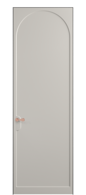 Дверь межкомнатная 7503 МОС. Цвет Матовый облачно-серый. Материал Гладкая эмаль. Коллекция Softform. Картинка.