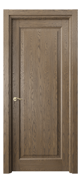 Дверь межкомнатная 0701 ДММ.Б. Цвет Дуб мраморный брашированный. Материал Массив дуба брашированный. Коллекция Лигнум. Картинка.